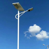 Highway construction solar street light outdoor with pole