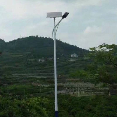 ip65 outdoor led street pole light with solar panel