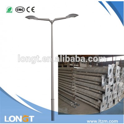 6m 7m 8m 9m 10m factory outlet price Q235 steel HDG street light pole lamp