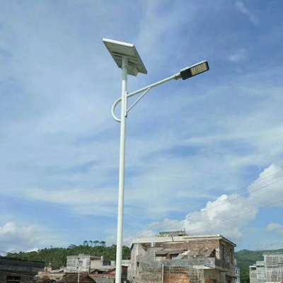 energy saving solar panel post street light outdoor