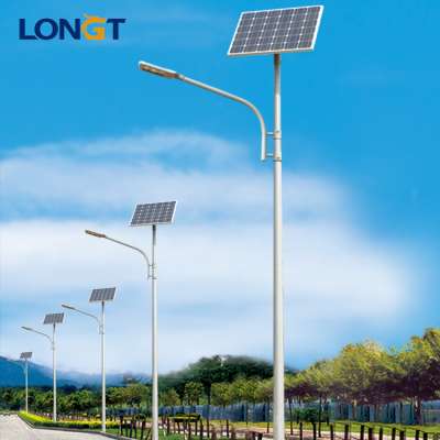 ip65 solar cell panel led light street with solar pole