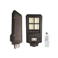 Energy saving aluminum PIR sensor ip65 30w 60w 90w solar led street light with remote control